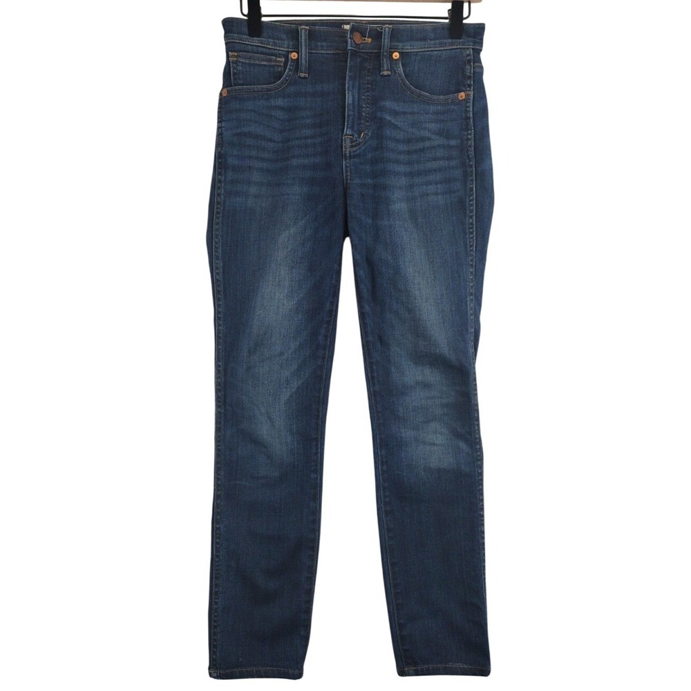 Madewell 10 High Rise Skinny Jeans Dark Wash Women's Size 25